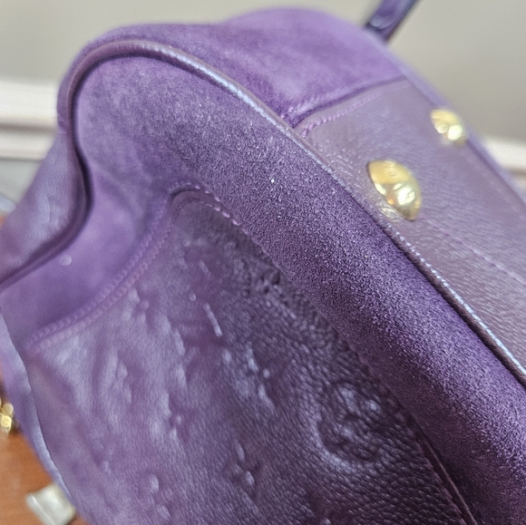 Auth Louis Vuitton Audacieuse Empreinte Suede and Leather MM - Picture 8 of 12